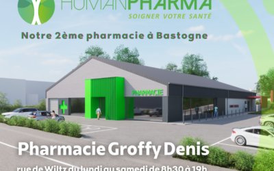 Grande ouverture de la Pharmacie Groffy Denis rue de Wiltz à Bastogne